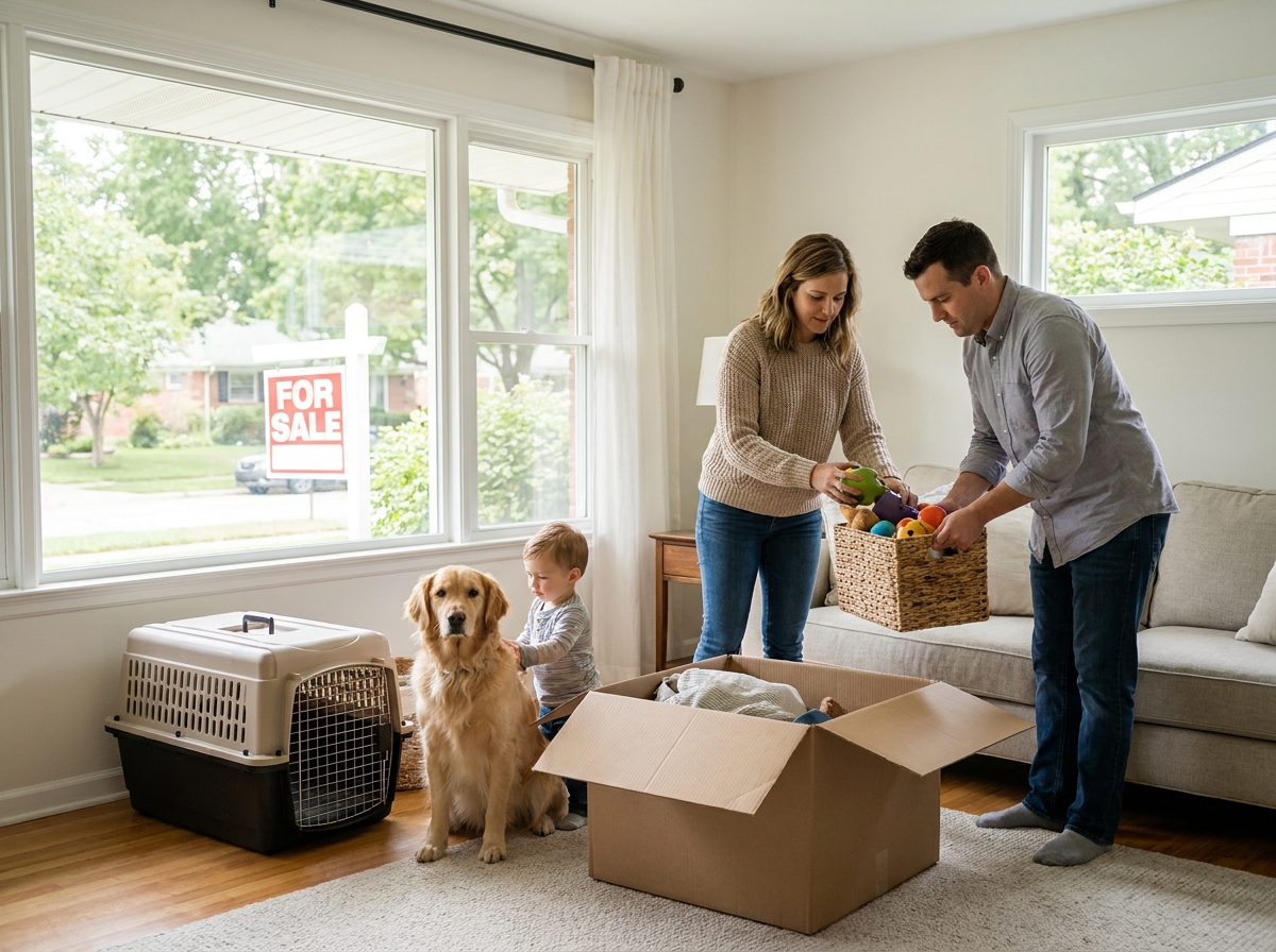 Preparing Pets and Family Schedules for a Smooth Home Showing Process