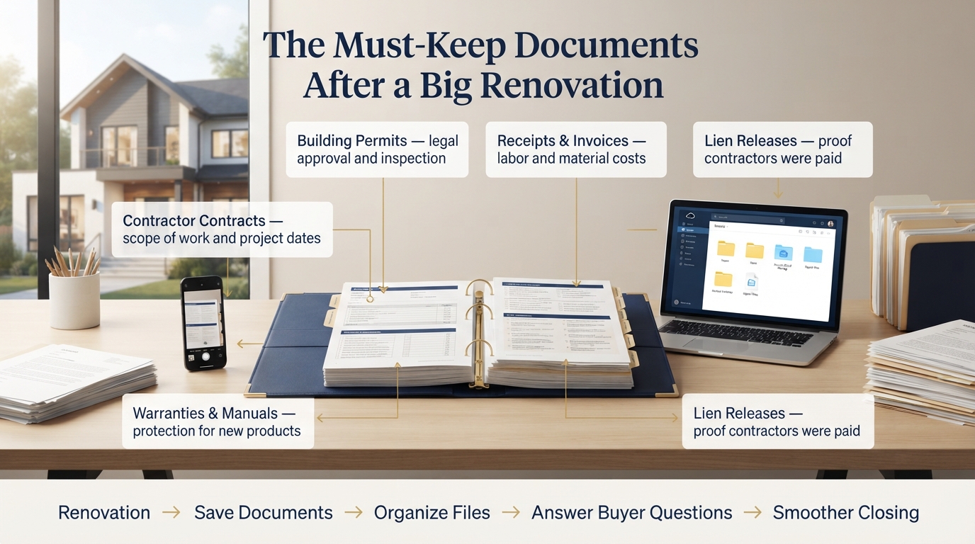The Must-Keep Documents After a Big Renovation