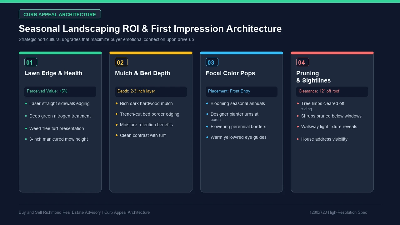 Seasonal Landscaping ROI & First Impression Architecture